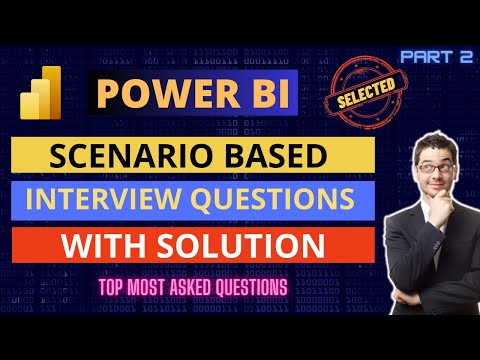 Power BI Scenario based interview questions with solution Power BI interview Power BI