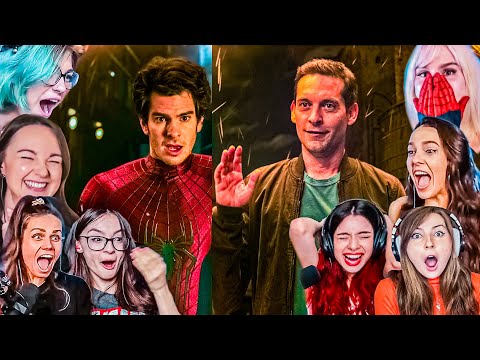 TOP FEMALE "MEET OLD SPIDER-MAN" Reactions! Spider-Man: No Way Home Movie Reaction