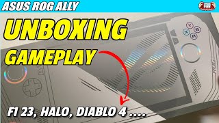 Asus ROG Ally - Unboxing and Gameplay from  F1 23, Diablo 4, Halo ...