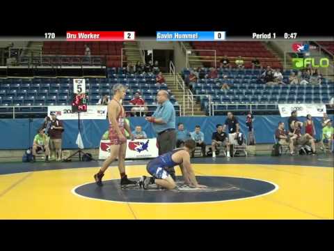 Cadet 170 - Dru Worker (Illinois) vs. Gavin Hummel (California)
