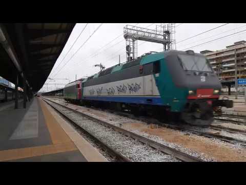 E405 027 + E652 069 MIR per LIS Brindisi-Bari Lamasinata, in partenza da Bari Centrale!
