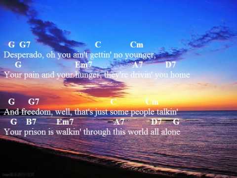 "Desperado" Lyrics and Chords