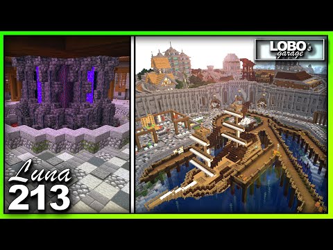MINECRAFT Survival #213 | Paving The Waterside District! | LUNA SSP Phase 2