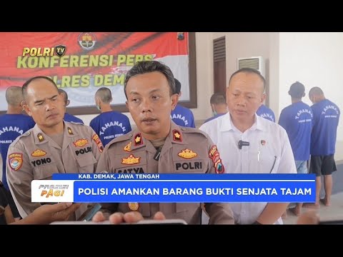POLRES DEMAK AMANKAN 25 TERSANGKA DALAM OPERASI CANDI 2025