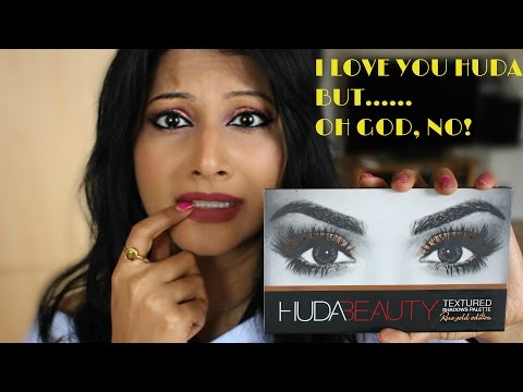 HUDA BEAUTY ROSE GOLD EYESHADOW PALETTE HONEST AF REVIEW + SWATCHES + rose gold makeup tutorial Video