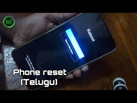 How to reset phone in telugu | factory reset | hard reset | phone reset easy trick telugu