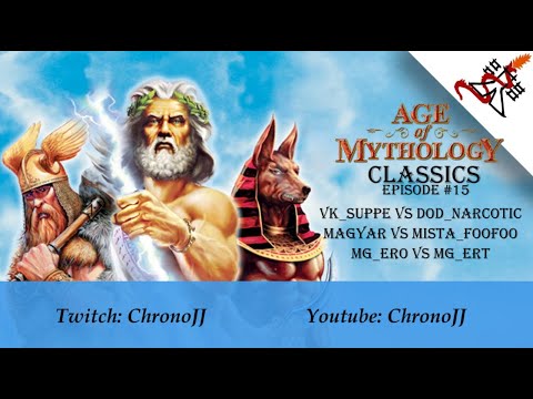 AoM Classics #15 - vK_Suppe vs DoD_Narcotic ; Magyar vs Mista_FooFoo ; mG_Ero vs mG_Ert
