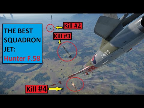 The Best Squadron Jet In War Thunder: The Hunter F.58