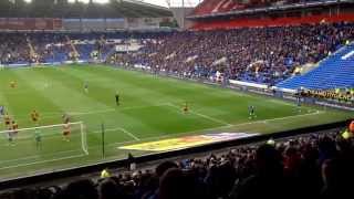 preview picture of video 'Cardiff 0-1 Wolves (Bits from the Action)'