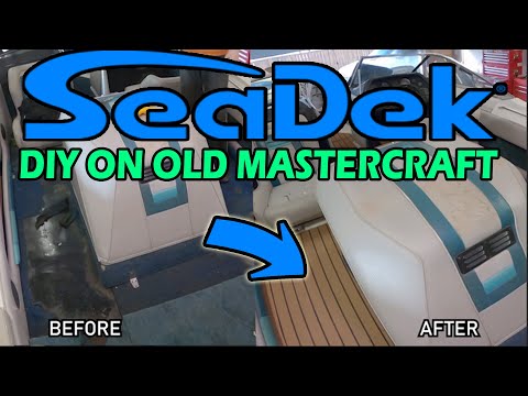 $200 SEADEK EVA FOAM BOAT FLOORING DIY - OLD BOAT REFRESH | GT Canada RUST TO FINISHED
