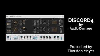 Video thumbnail for Audio Damage DISCORD4 preset and free play by StrongMocha