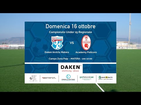 U15 Highlights Daken Invicta Matera 0-1 Academy Policoro