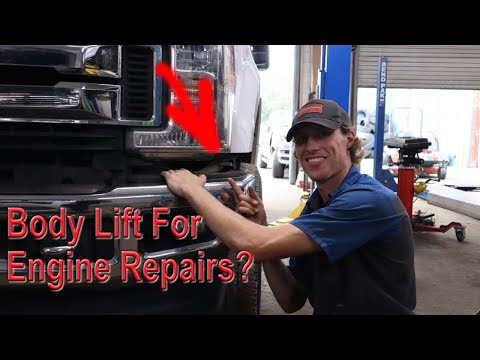 How Lifting PowerStroke Cab a Few Inches Can Make Engine Repairs a Breeze