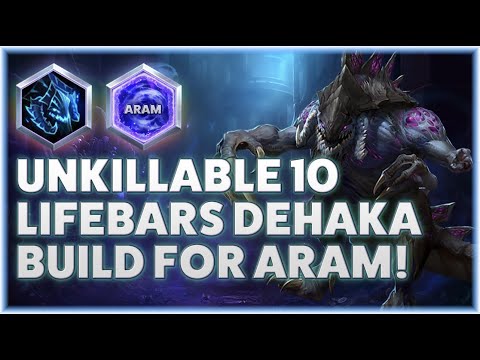 Dehaka Adaptation - UNKILLABLE 10 LIFEBARS DEHAKA BUILD FOR ARAM!