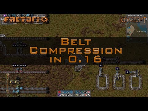 Belt Compression in Factorio 0.16