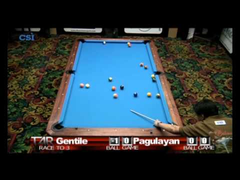 2011 US Open Onepocket Semi's- Alex Pagulayan - Chris Gentile (Part 1)