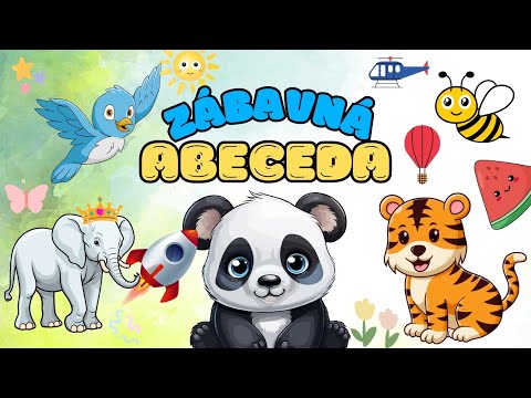 ✨ ABECEDA pro děti ✨ | Písmenka pro děti | Zvířátka, písmenka, hádání stínu | Zábavné video pro děti