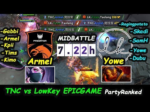 TNC Armel [Templar Assassin] vs Lowkey Yowe [Ember Spirit] MidBattle Dota 2 7.22H Pro Gameplay