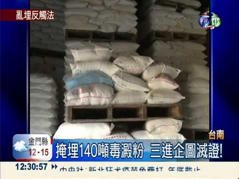 毒澱粉案外案! 三進企圖埋田滅證