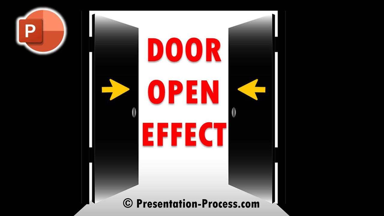 How to create Opening Door Effect in PowerPoint   Easy for beginners