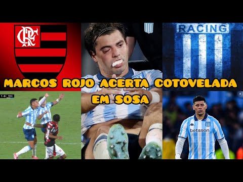 MARCOS ROJO ELBOWS SOSA "FLAMENGO 1 X 0 RACING" #football #flamengo #libertadores
