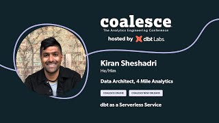 dbt as a Serverless Service