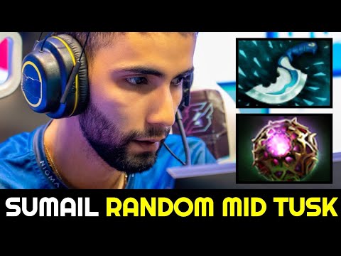 SUMAIL Random MID Tusk with Octarine Core Build Dota 2
