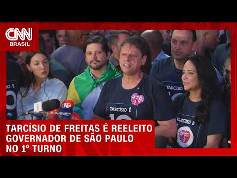 Tarcísio de Freitas vence com 62,65% com recorde histórico em SP | CNN NOVO DIA