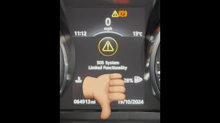 Range Rover Evoque SOS Limited Functionality Warning Fix