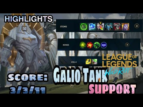 Galio Support Higlights | Support Montage