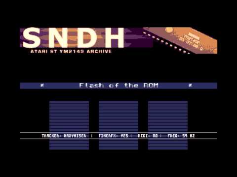 Flash of the ROM by gwEm (Atari ST maxYMiser music) 1080p50