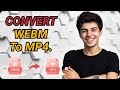 4 Ways To Convert WEBM To MP4 Full Tutorial 2024