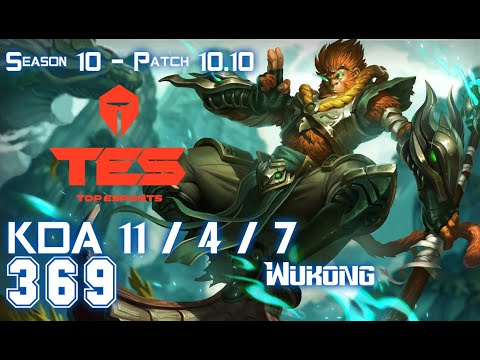 TES 369 Wukong vs SETT Top - Patch 10.10 KR Ranked