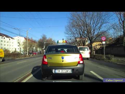 Driving in Timişoara: Dedeman - Auchan Nord