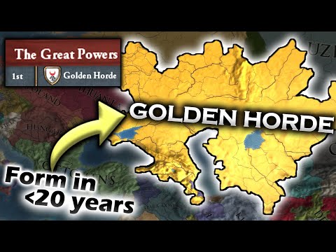 Forming The Golden Horde & Making It The TOP 1 POWER! EU4 Great Horde
