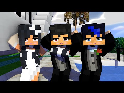 CHICKEN WING MEME SHUFFLE DANCE WEDDING APHMAU AARON & EIN - MINECRAFT ANIMATION #shorts