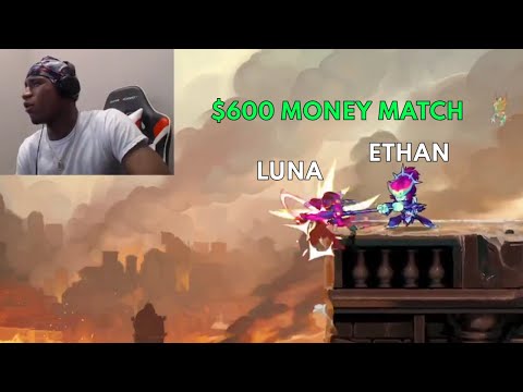 Ethan vs Luna - $600 Money Match - Pro Brawlhalla - 2022 - NA - Brawlhalla Show Match #41