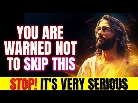🛑 God Message For You Today 🙏🙏 || Don't Give Me More Pain by Skipping....‼️ || Jesus Msg