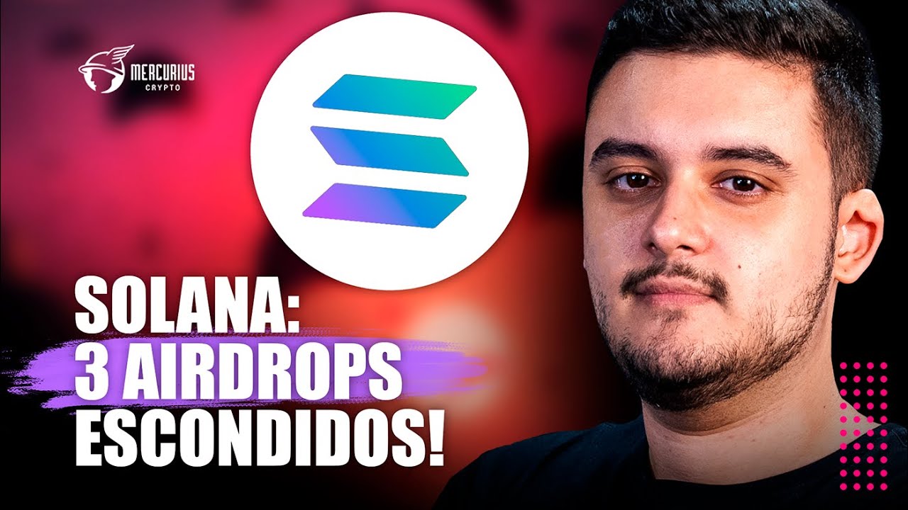 3 AIRDROPS mais PROMISSORES na SOLANA!