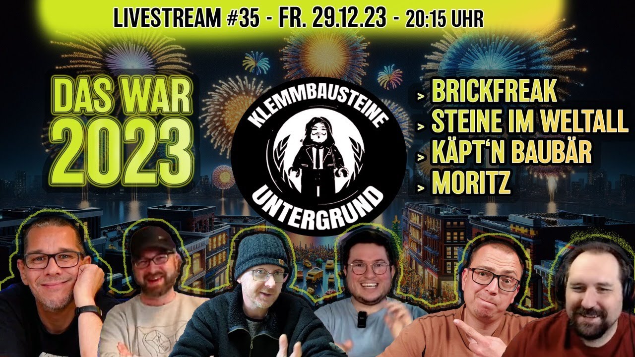 Live  Der Klemmbausteine Untergrund Nr 35 - Das wars mit 2023