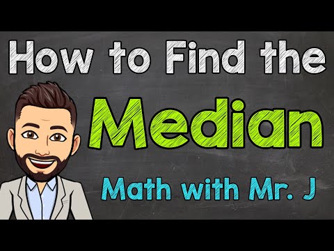 How to Find the Median | Math with Mr. J