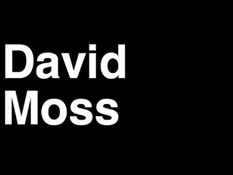 How to Pronounce David Moss Phoenix Coyotes NHL Hockey Player Runforthecube