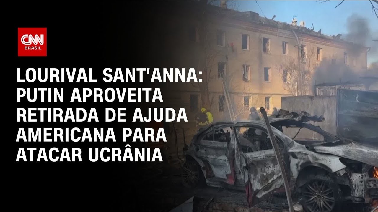 Lourival Sant’Anna: Putin aproveita retirada de ajuda americana para atacar Ucrânia | CNN PRIME TIME
