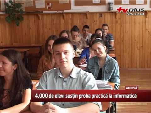 4000 de elevi sustin proba practica la informatica