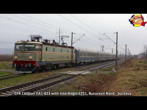 [4K] Fast Passenger Trains CFR Calatori near Dolhasca [April, 2021]