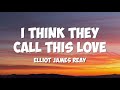 Elliot James Reay I Think They Call This Love Lyrics