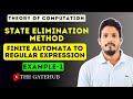 Finite Automata To Regular Expression Using State Elimination Method GATECS TOC