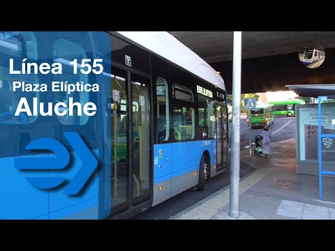 De Plaza Elíptica a Aluche | Linha 155 de EMT Madrid