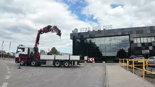 Truk flatbed MAN TGS 35.480 8x4 PALFINGER PK 60002 Fly Jib Winch dijual - Gambar 4 | Autoline ID Truk flatbed MAN TGS 35.480 8x4 PALFINGER PK 60002 Fly Jib Winch | Gambar 4 - Autoline