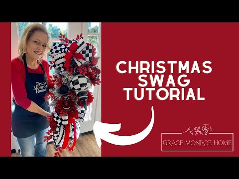 How to Make a Christmas Swag - Decorated Swag Tutorial